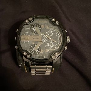 Diesel Mr. Daddy Chronograph Gunmetal-Tone Stainless Steel Watch